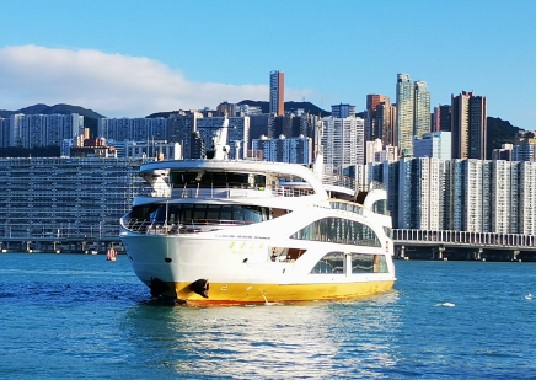 香港東方之珠游輪廣告